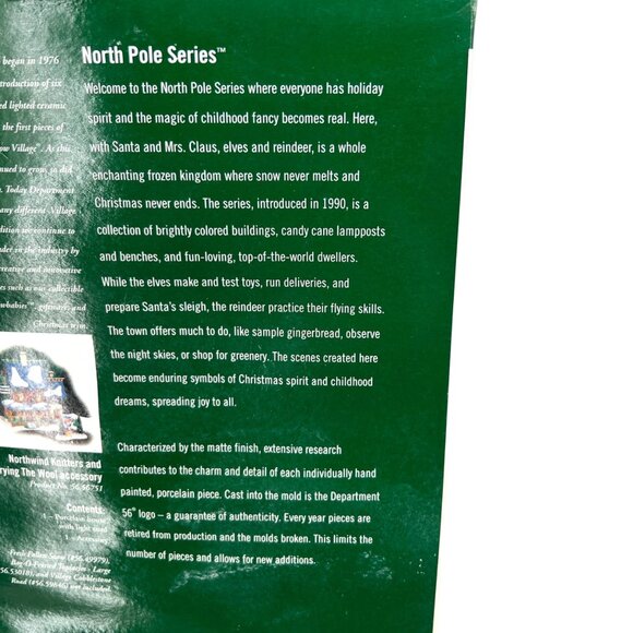 Department 56 Northwind Knitters Lighted Christmas Village House - House Only - Picture 16 of 16